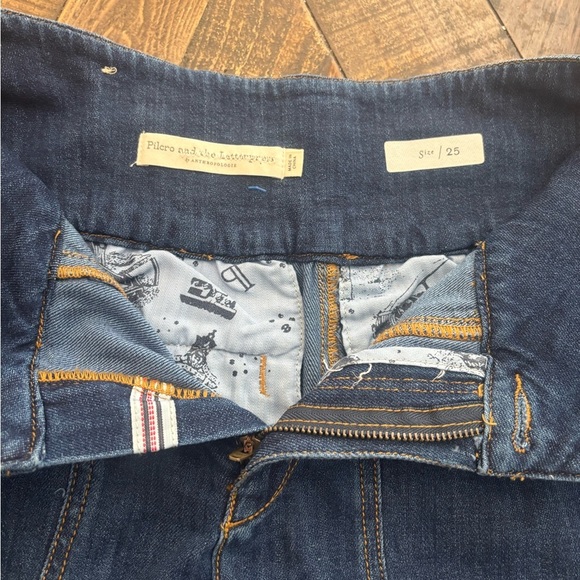 Anthropology Pilcro and the Letterpress Blue Jean Shorts with Paper Bag Waist - Picture 11 of 16